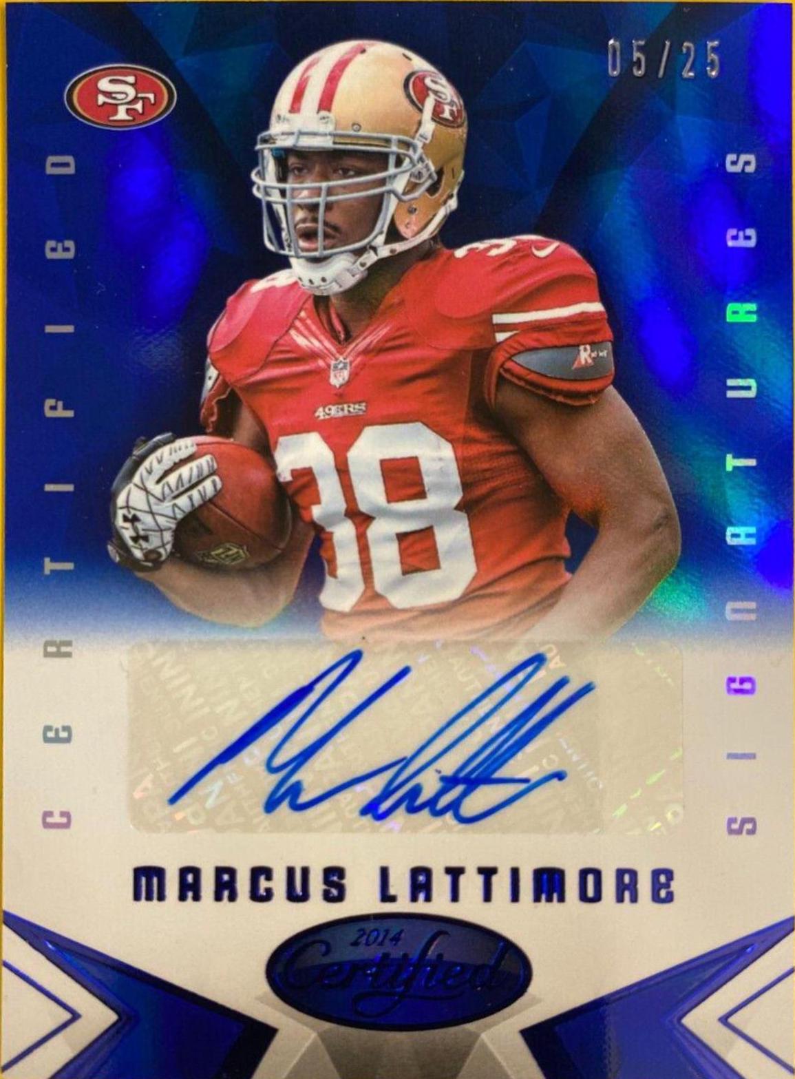 Marcus Lattimore [Mirror Blue] #261