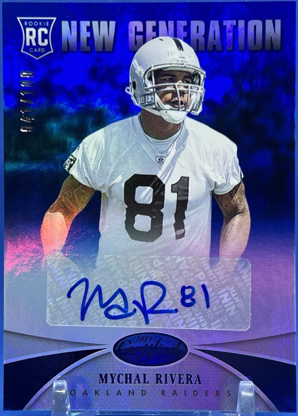 Mychal Rivera [Mirror Blue] #283
