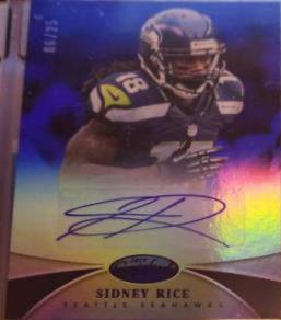 Sidney Rice [Mirror Blue] #143