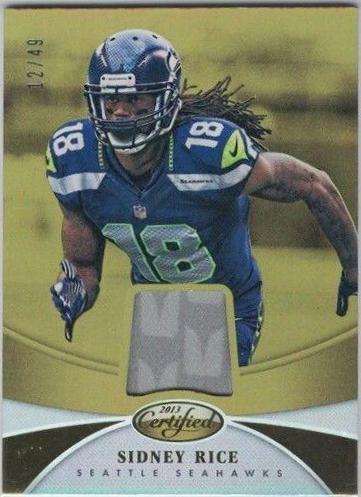 Sidney Rice [Mirror Gold] #143