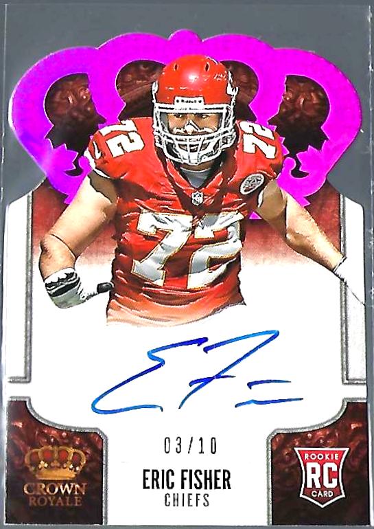 Eric Fisher [Signature Die Cut Red Holo] #138