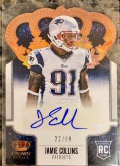 Jamie Collins [Signature Die Cut Bronze Holo] #143