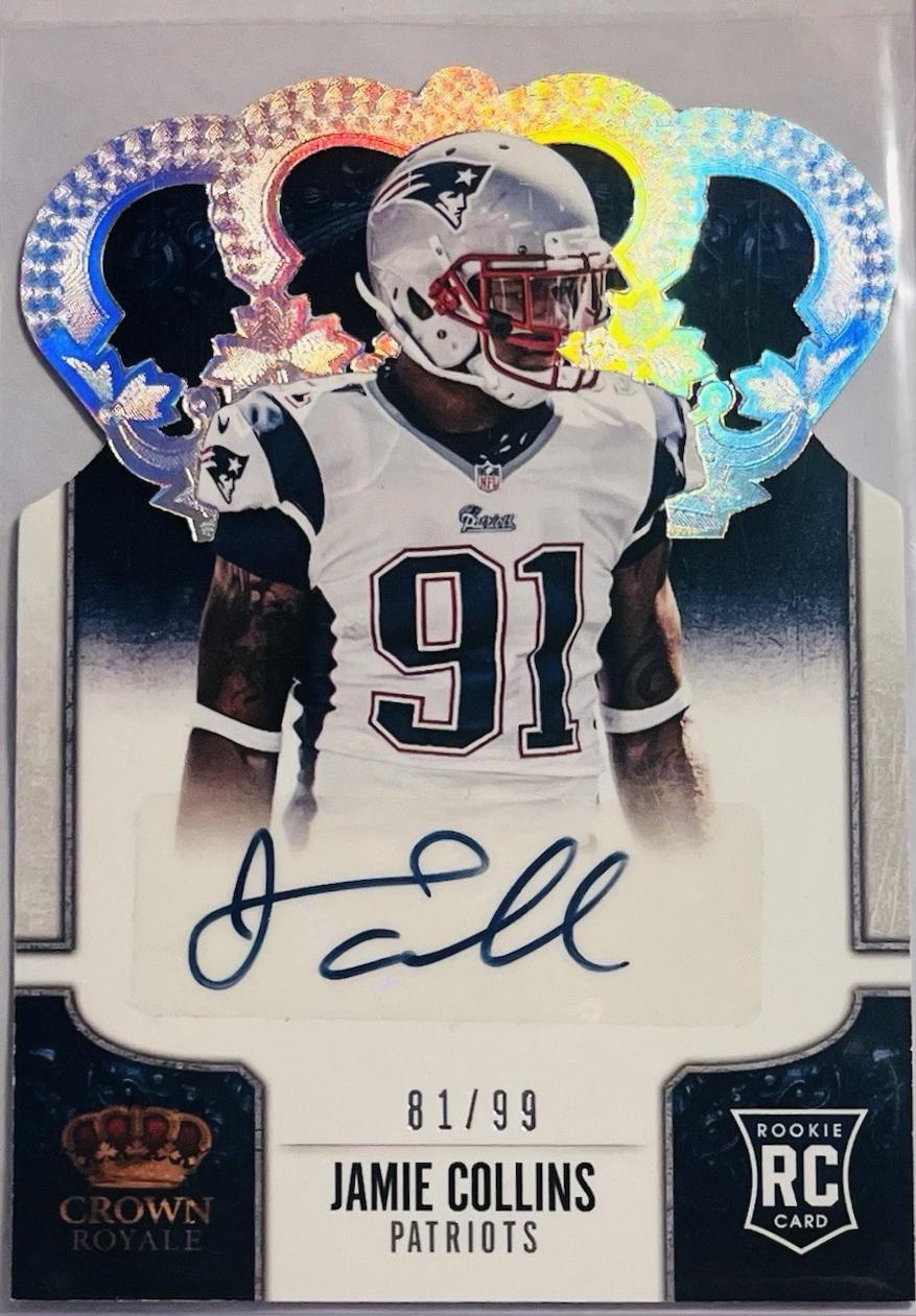 Jamie Collins [Signature Die Cut Silver Holo] #143