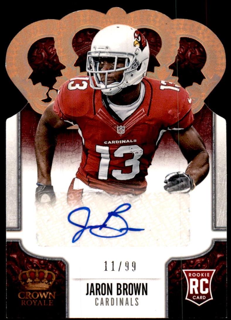 Jaron Brown [Signature Die Cut Gold] #144