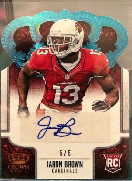 Jaron Brown [Signature Die Cut Purple] #144