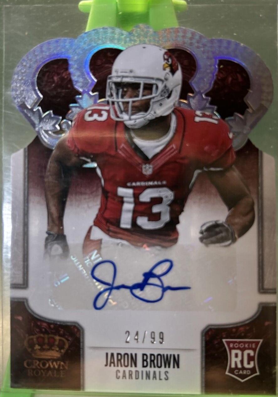 Jaron Brown [Signature Die Cut Silver Holo] #144