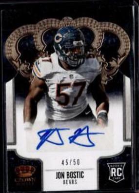 Jon Bostic [Signature Die Cut Bronze] #149