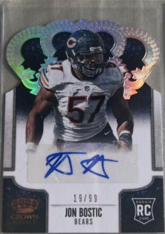 Jon Bostic [Signature Die Cut Silver Holo] #149