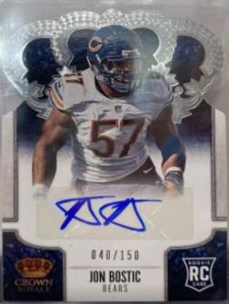Jon Bostic [Signature Die Cut Silver] #149