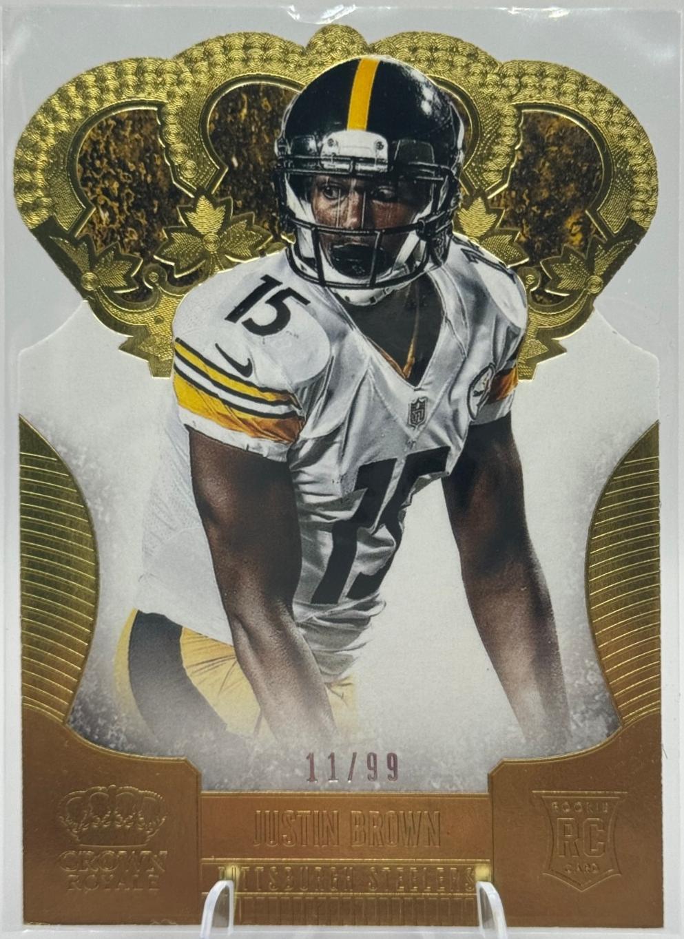 Justin Brown [Gold Die Cut] #153