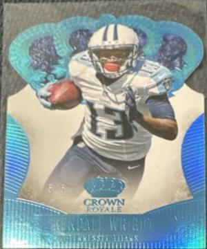 Kendall Wright [Platinum Holo Die Cut] #53