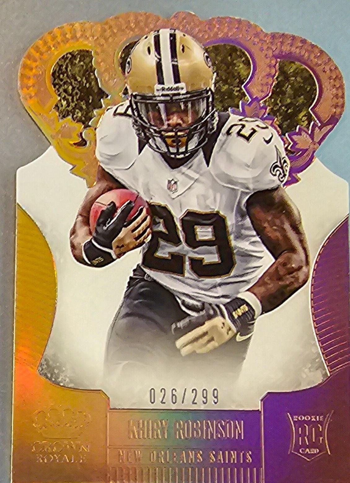 Khiry Robinson [Bronze Die Cut] #159