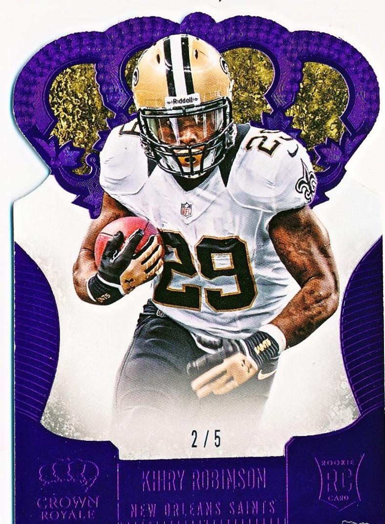 Khiry Robinson [Purple Die Cut] #159