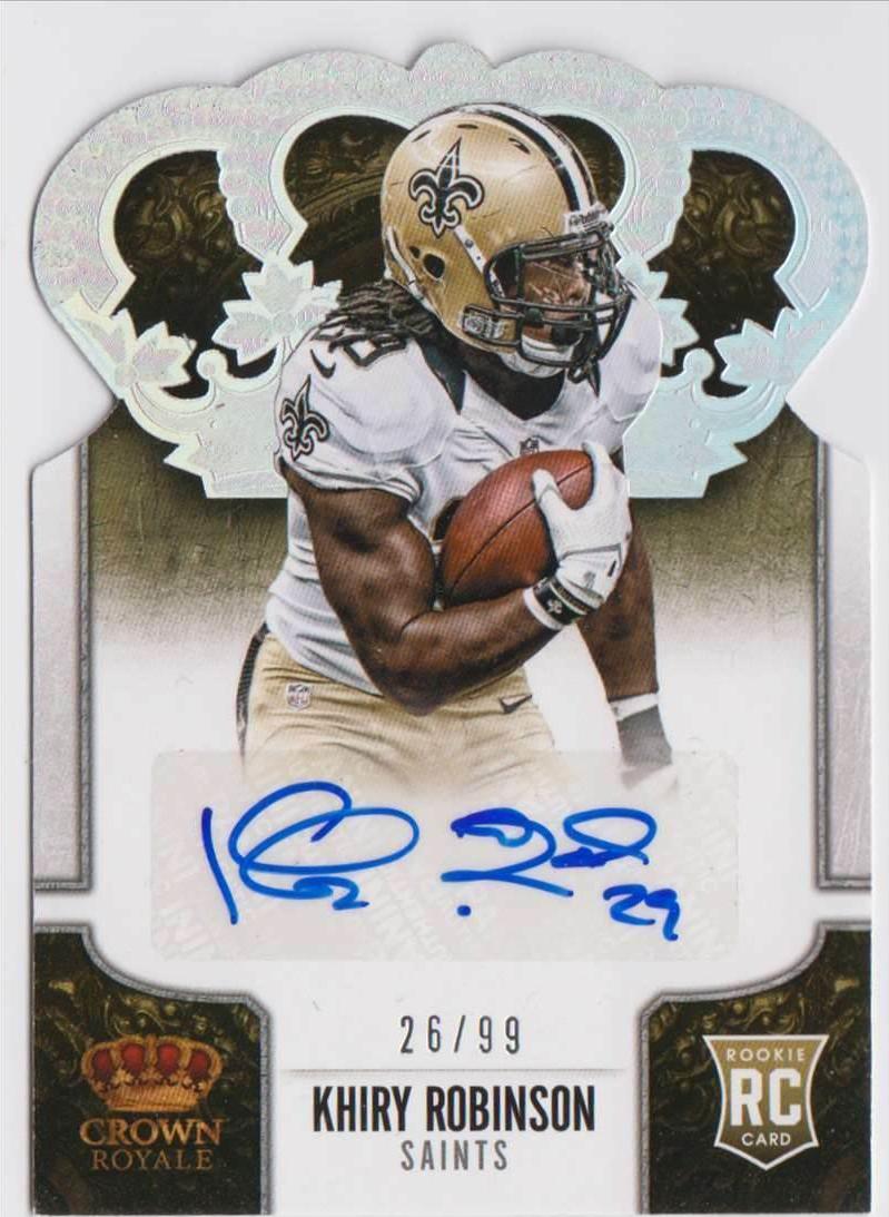 Khiry Robinson [Signature Die Cut Silver Holo] #159