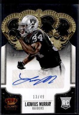 Latavius Murray [Signature Die Cut Gold] #161