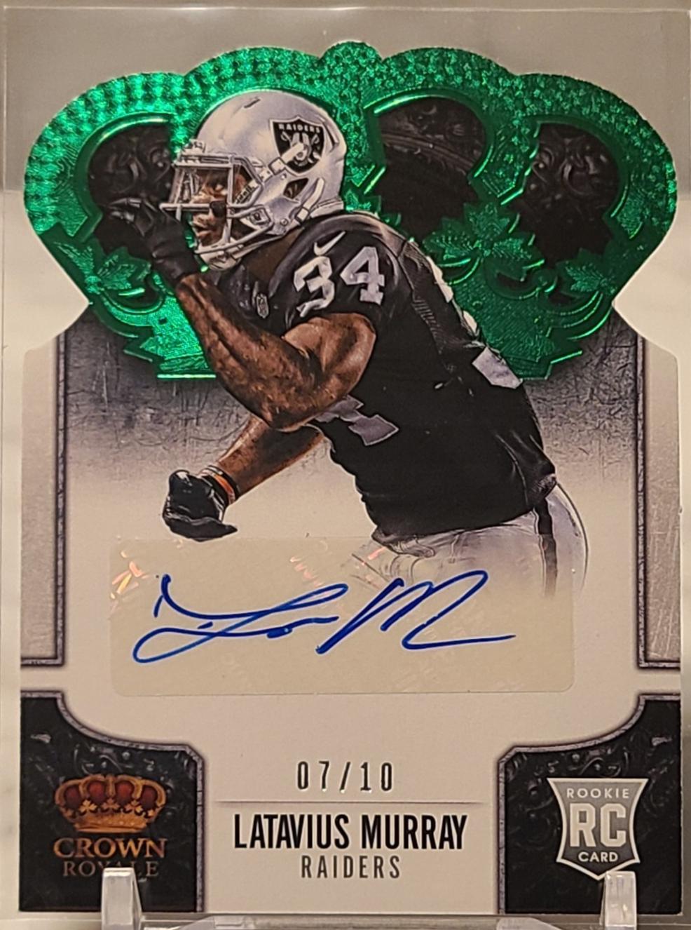 Latavius Murray [Signature Die Cut Green] #161