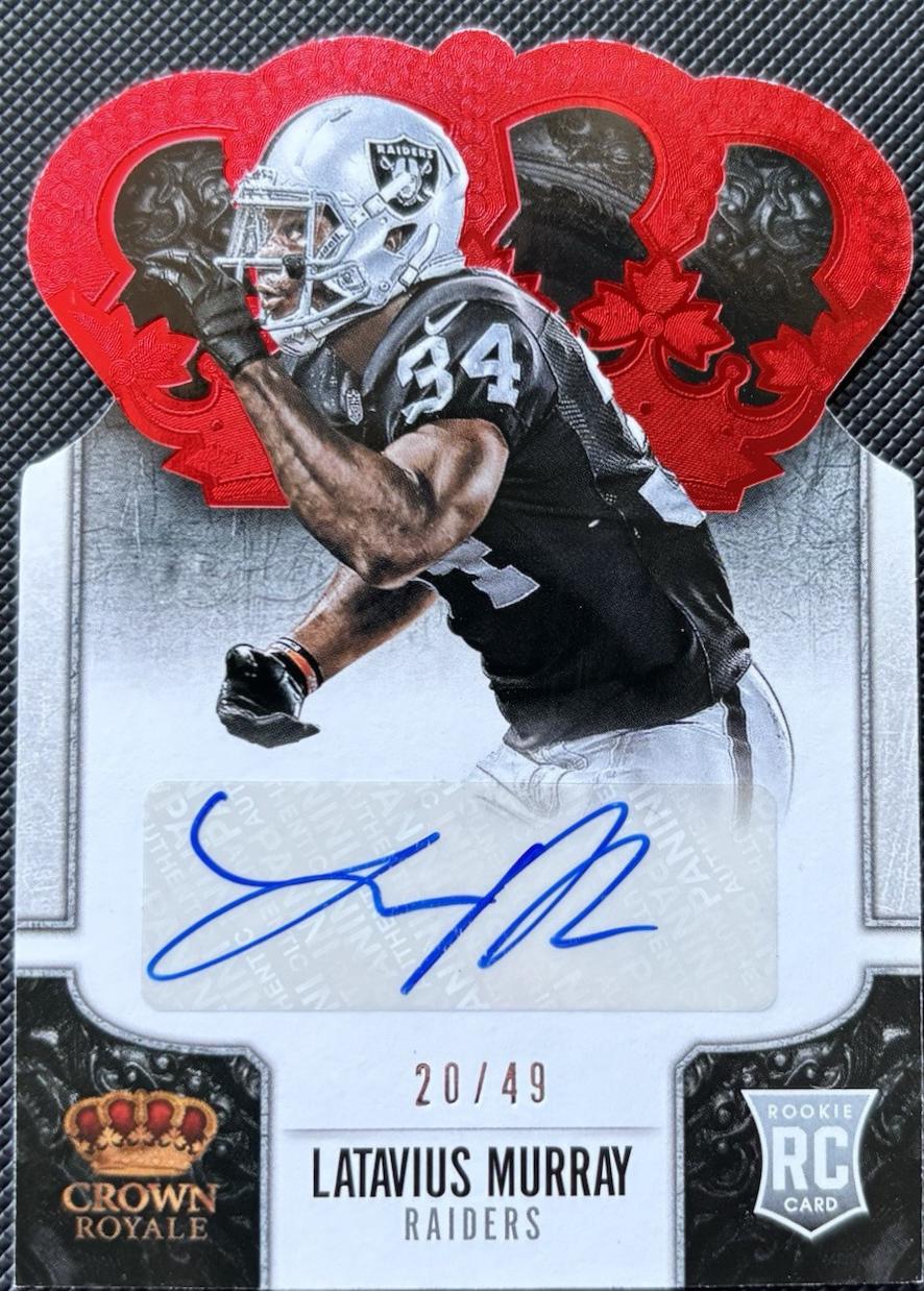 Latavius Murray [Signature Die Cut Red] #161