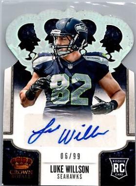 Luke Willson [Signature Die Cut Silver Holo] #164