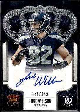 Luke Willson [Signature Die Cut Silver] #164
