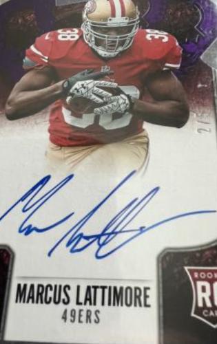 Marcus Lattimore [Choice Autograph Purple] #223