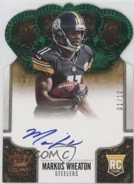 Markus Wheaton [Signature Die Cut Green] #224
