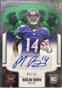 Marlon Brown [Green Die Cut] #166