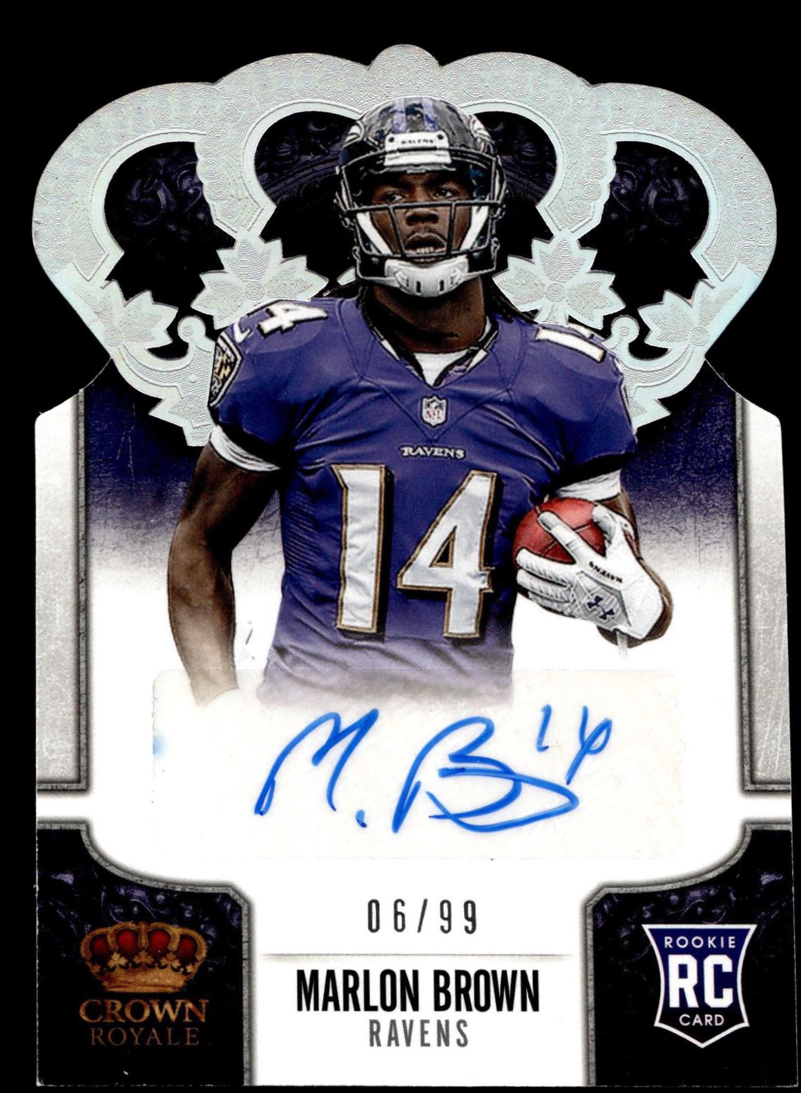 Marlon Brown [Signature Die Cut Silver Holo] #166
