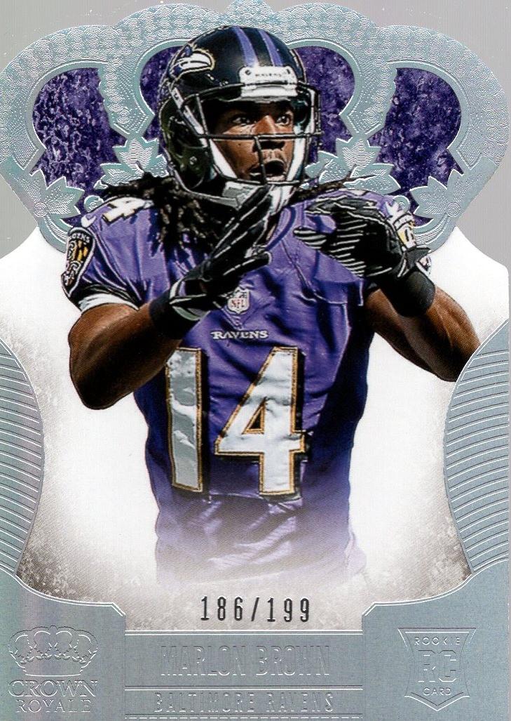 Marlon Brown [Silver Holo Die Cut] #166