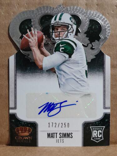Matt Simms [Signature Die Cut Silver] #171