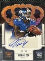Michael Cox [Signature Die Cut Bronze Holo] #172
