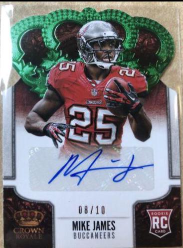 Mike James [Signature Die Cut Green] #174