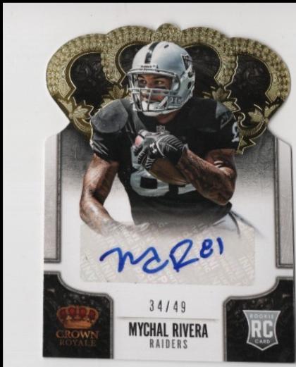 Mychal Rivera [Signature Die Cut Gold] #175
