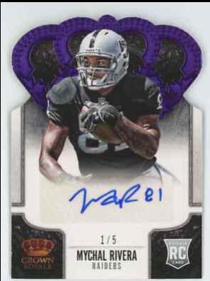 Mychal Rivera [Signature Die Cut Purple] #175