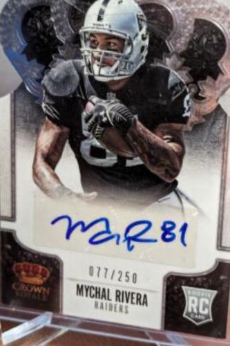 Mychal Rivera [Signature Die Cut Silver] #175