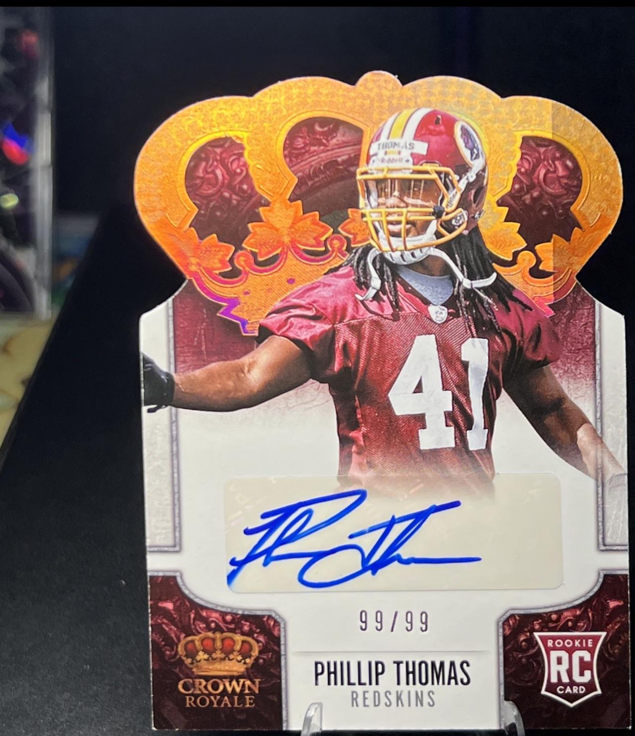 Phillip Thomas [Signature Die Cut Bronze Holo] #179