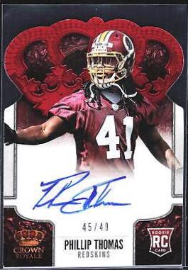 Phillip Thomas [Signature Die Cut Red] #179