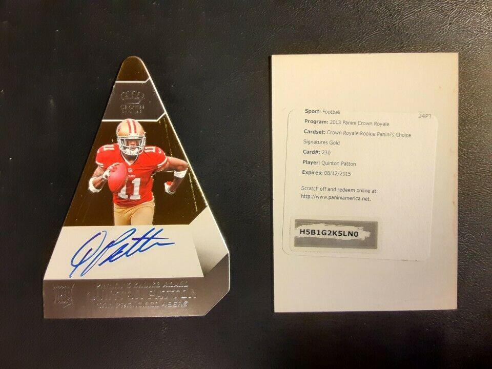 Quinton Patton [Choice Autograph Gold] #230