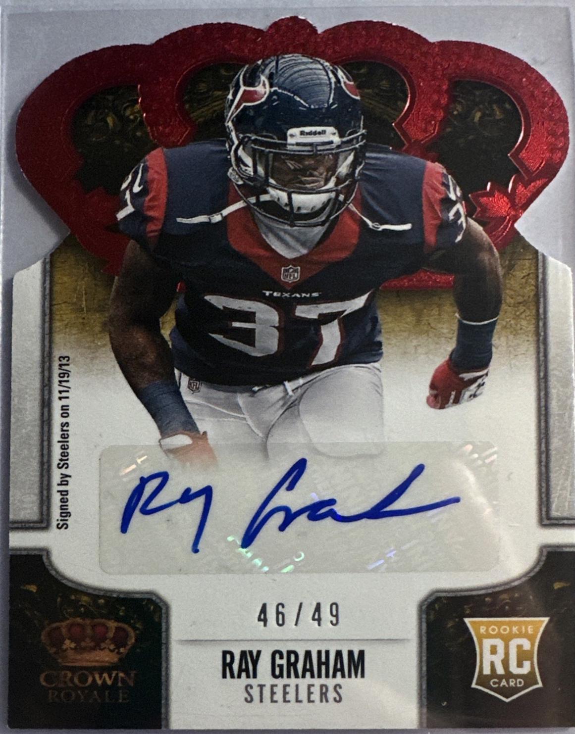 Ray Graham [Signature Die Cut Platinum Holo] #180