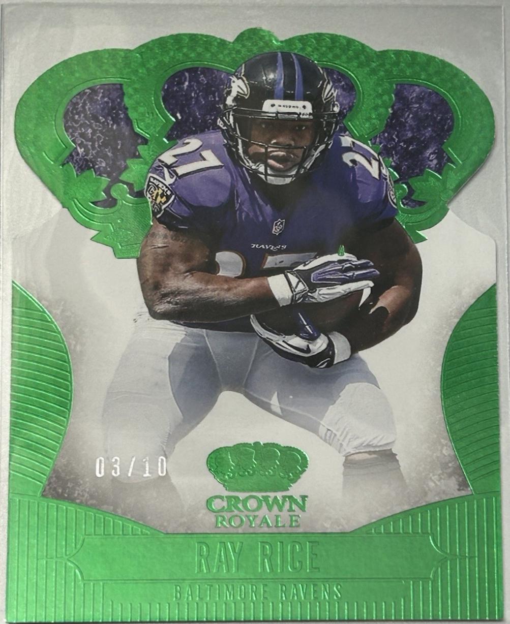 Ray Rice [Green Die Cut] #75