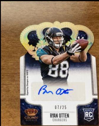 Ryan Otten [Signature Die Cut Gold Holo] #193