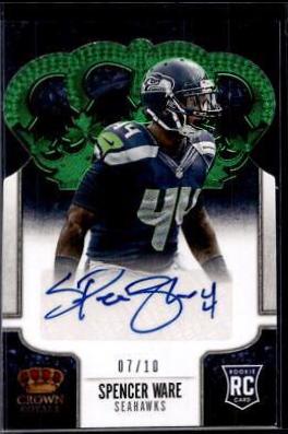 Spencer Ware [Signature Die Cut Green] #191