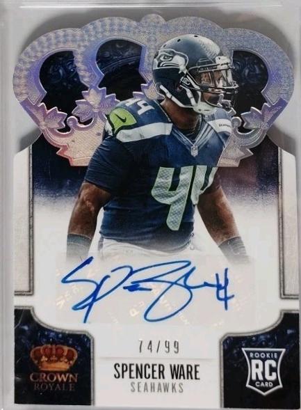 Spencer Ware [Signature Die Cut Silver Holo] #191