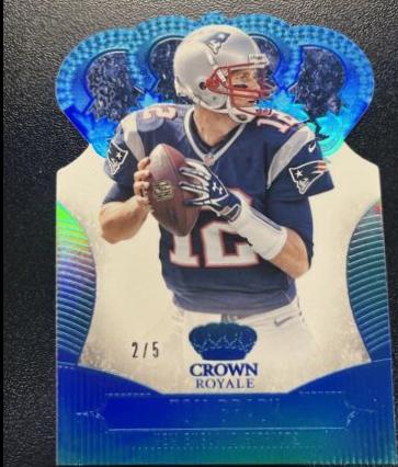 Tom Brady [Platinum Holo Die Cut] #91
