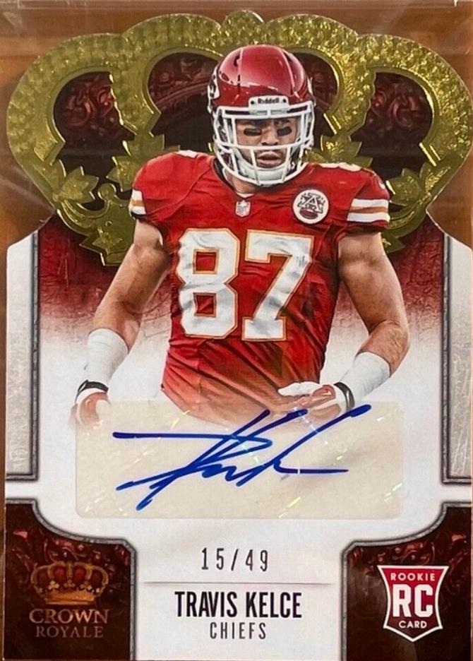 Travis Kelce [Signature Die Cut Gold] #194