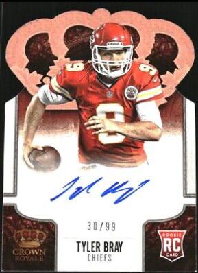 Tyler Bray [Signature Die Cut Bronze Holo] #195