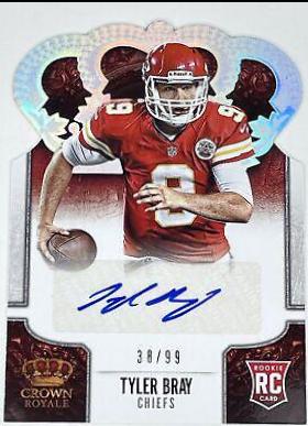 Tyler Bray [Signature Die Cut Silver Holo] #195