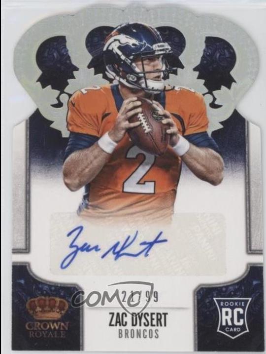Zac Dysert [Signature Die Cut Silver Holo] #198