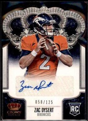 Zac Dysert [Signature Die Cut Silver] #198