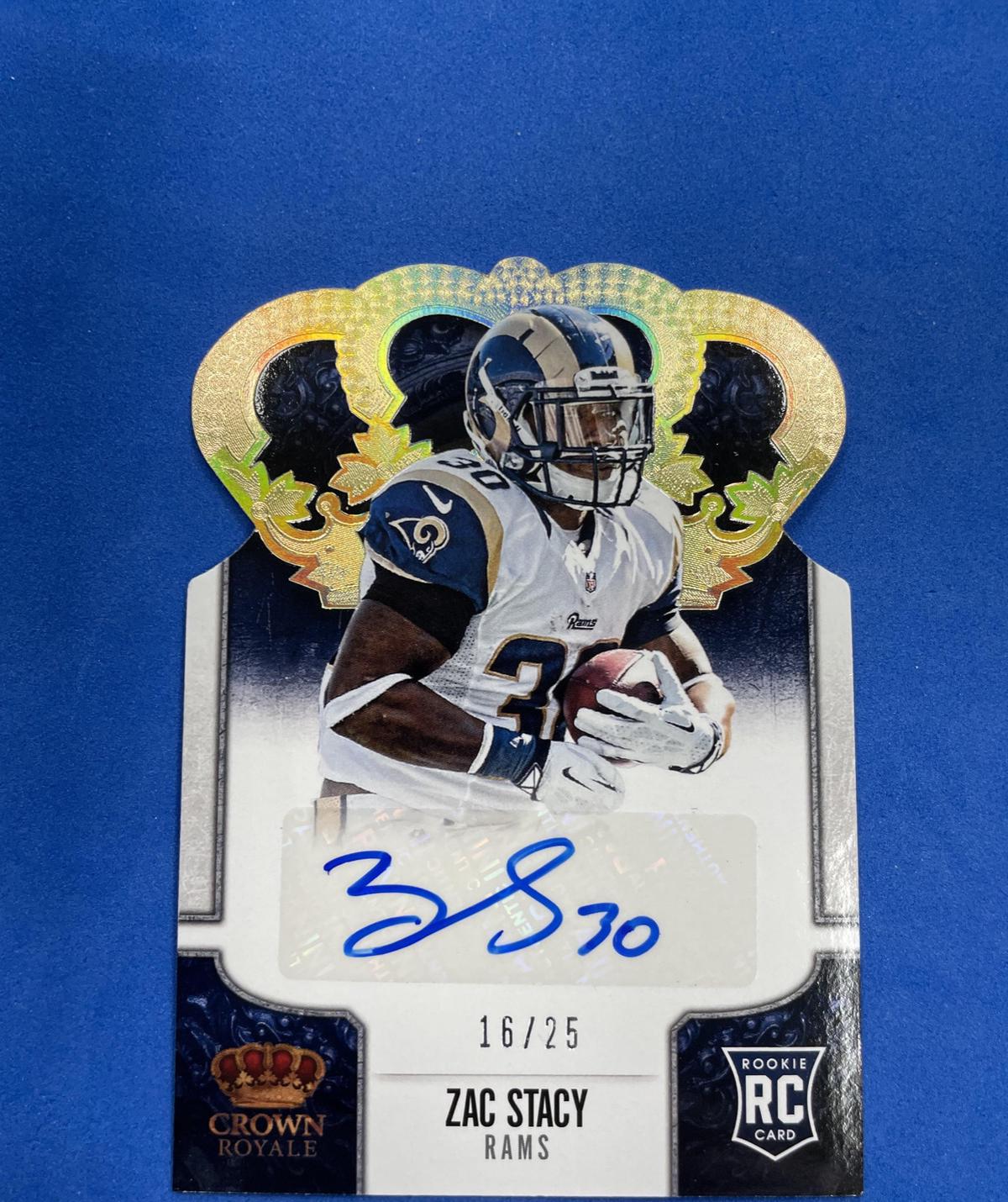Zac Stacy [Gold Holo Die Cut] #199