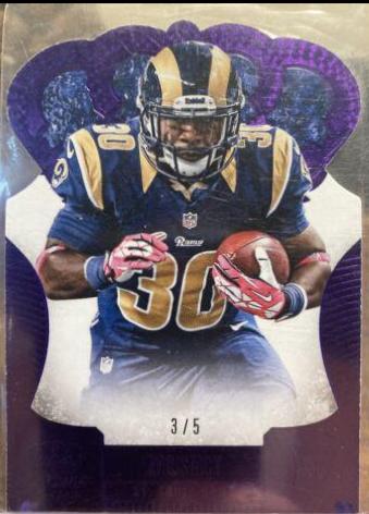 Zac Stacy [Purple Die Cut] #199